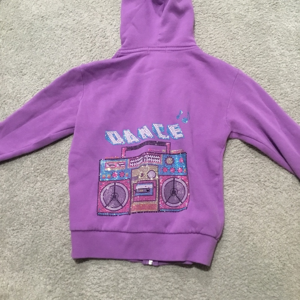 Really good condition Butter sweater in purple with studs
